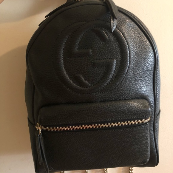 gucci soho chain backpack